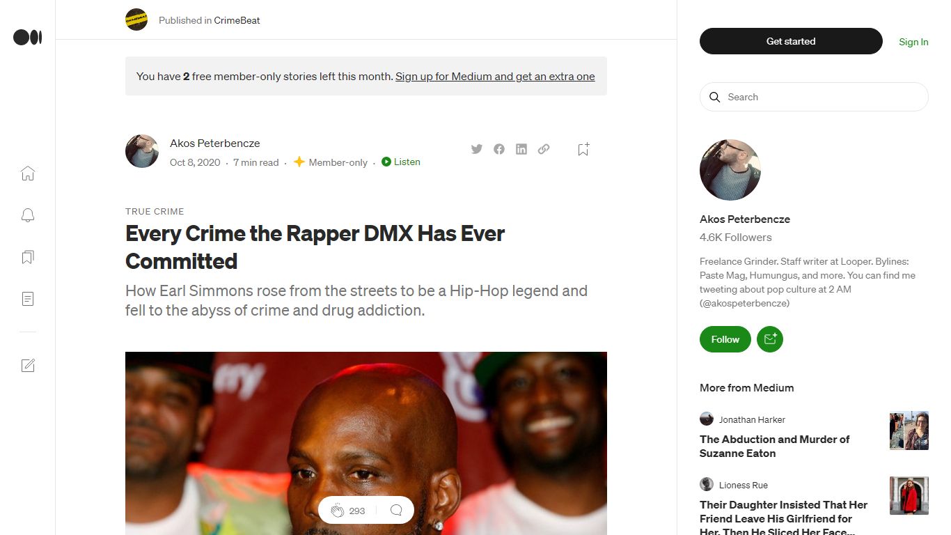 Every Crime the Rapper DMX Has Ever Committed - Medium